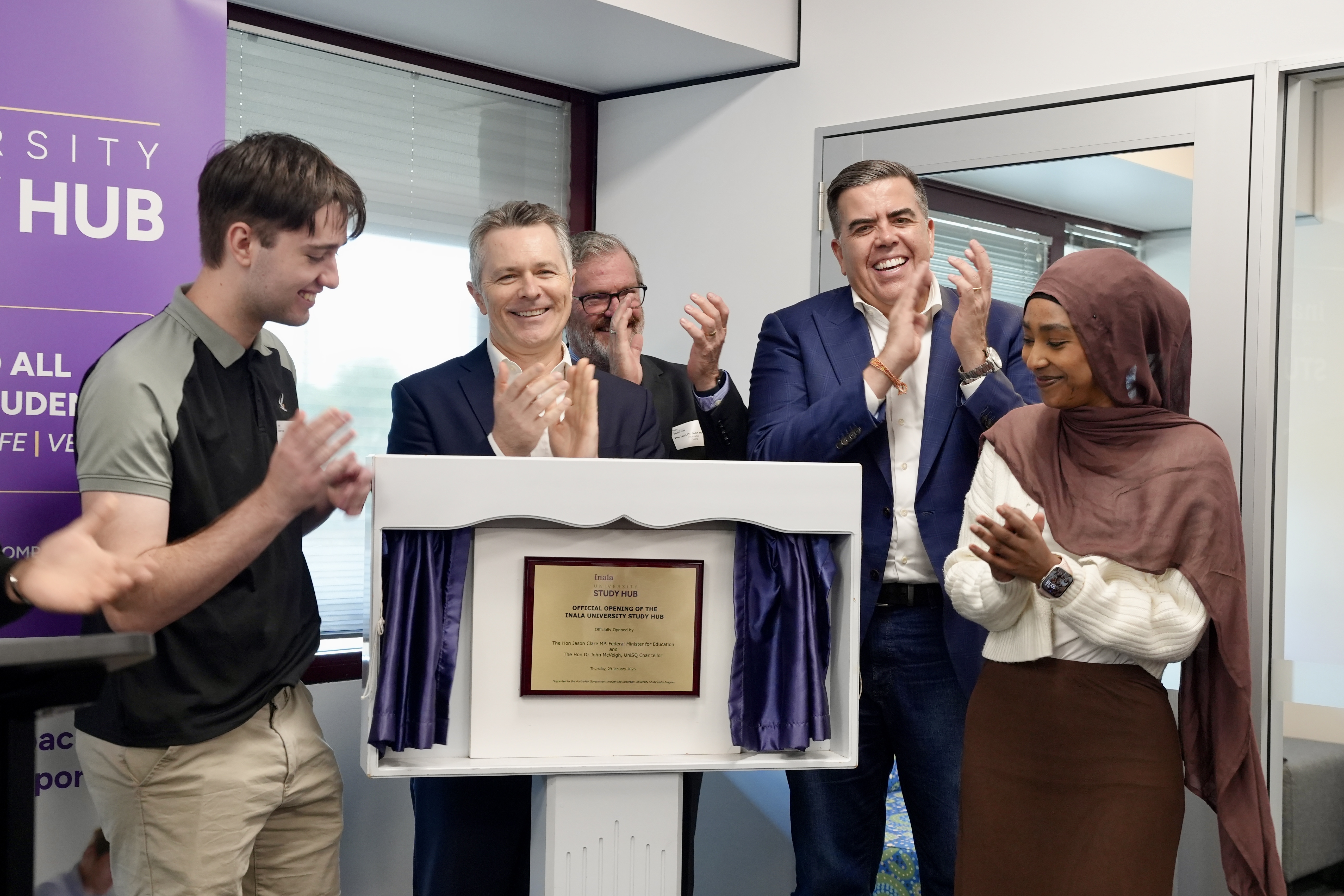 NEW SUBURBAN UNIVERSITY STUDY HUB SITE OPENS IN INALA Main Image